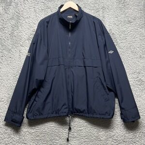 Ping Windbreaker Golf Jacket Mens Large Blue Full Zip Lightweight Embroidered